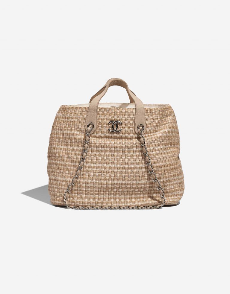 Pre-owned Chanel bag Shopping Tote Rattan / Caviar Beige | Sell your designer bag on Saclab.com