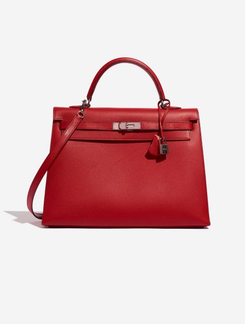 Hermès Kelly 35 RougeCasaque Front | Vendez votre sac de créateur sur Saclab.com