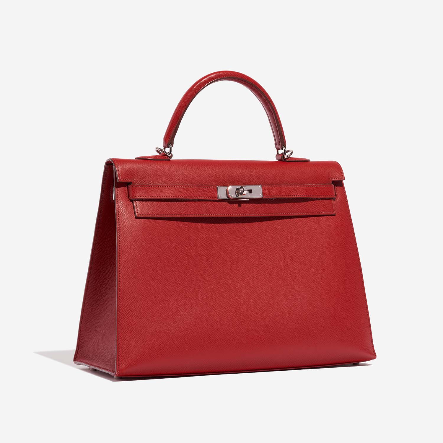 Hermès Kelly 35 RougeCasaque Side Front  | Sell your designer bag on Saclab.com