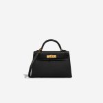 Hermès Kelly Mini Black Front  | Sell your designer bag on Saclab.com