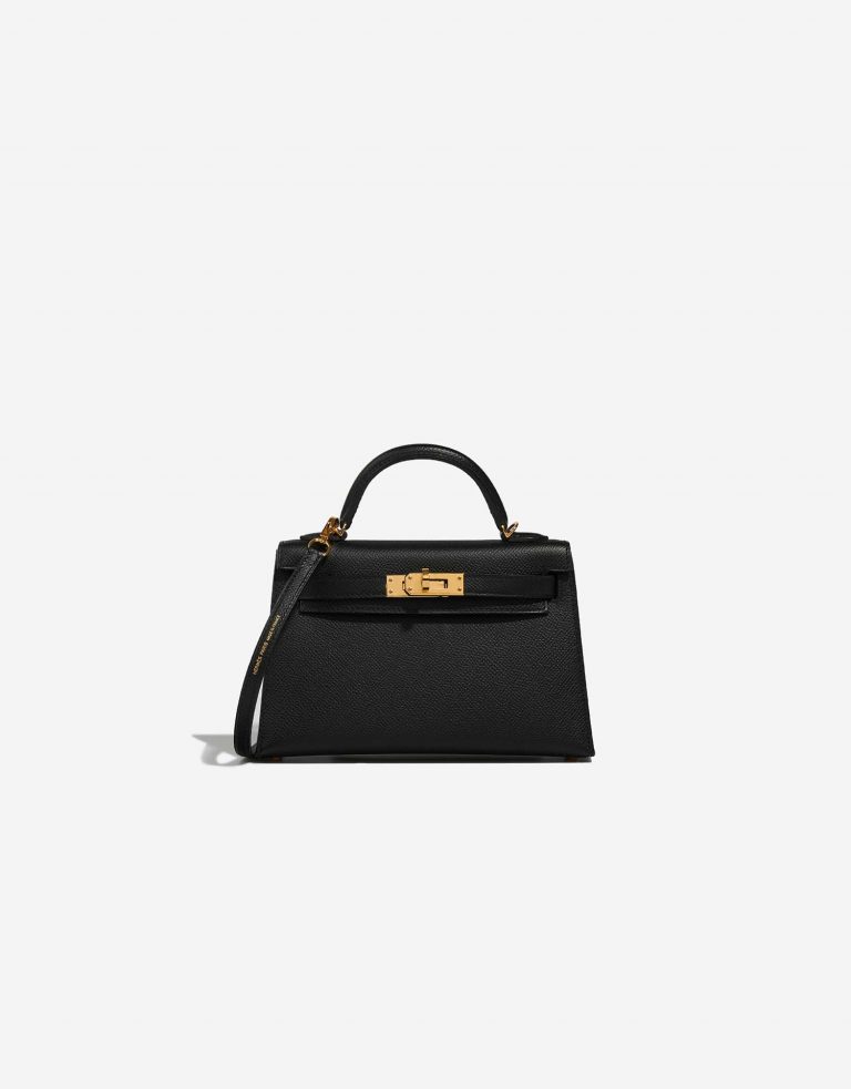 Hermès Kelly Mini Black Front  | Sell your designer bag on Saclab.com