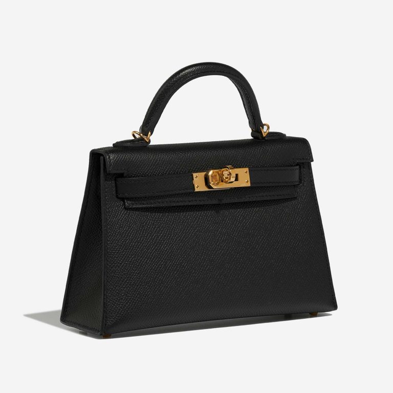 Hermès Kelly Mini Black Side Front  | Sell your designer bag on Saclab.com