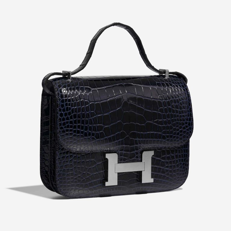 Hermès Constance 18 BleuMarine Side Front  | Sell your designer bag on Saclab.com