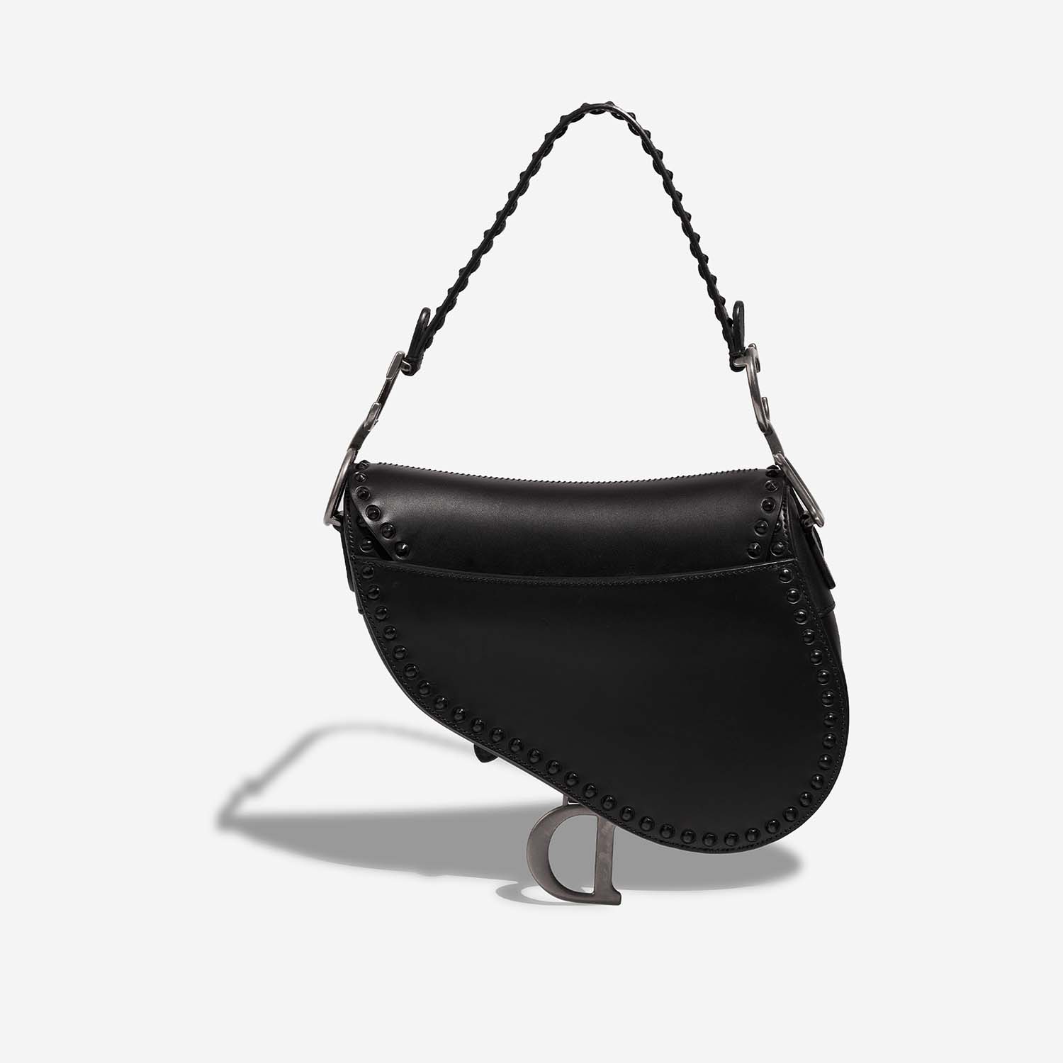 Dior Saddle Medium Black Back  | Sell your designer bag on Saclab.com