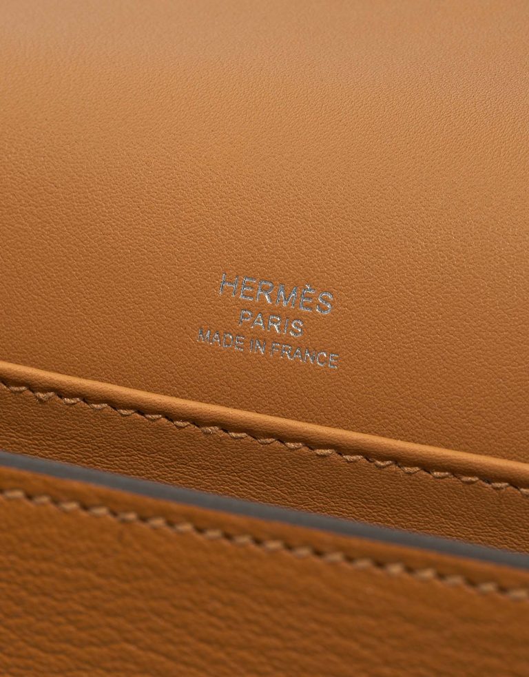 Hermès Geta OneSize Caramel Logo | Vendez votre sac de créateur sur Saclab.com