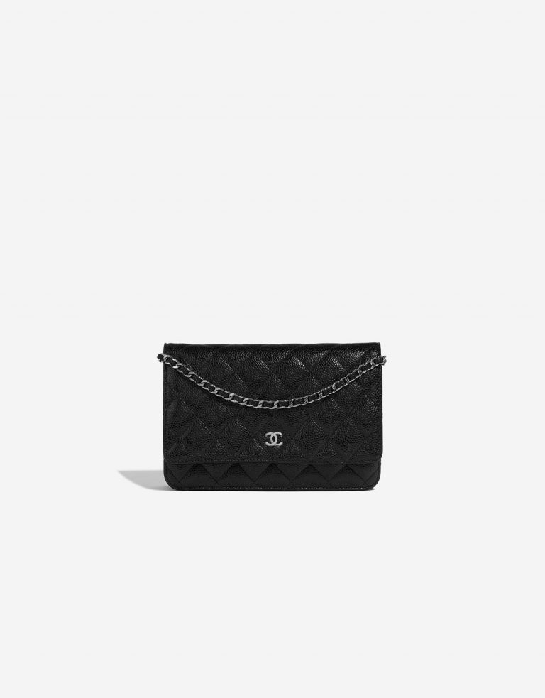 Chanel Timeless WalletOnChain Black Front  | Sell your designer bag on Saclab.com