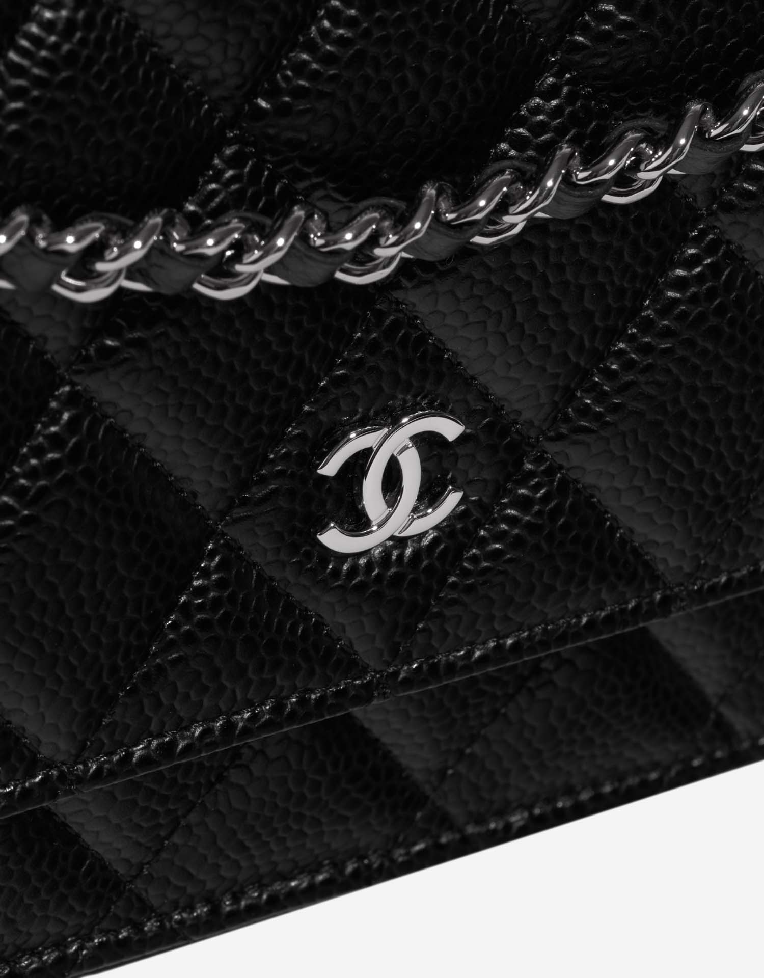 Chanel Timeless WalletOnChain Black Closing System  | Sell your designer bag on Saclab.com