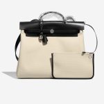 Hermès Herbag 39 Black-Beton Front | Vendez votre sac de créateur sur Saclab.com