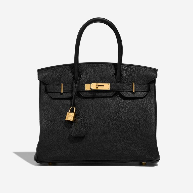 Hermès Birkin 30 Black Front  | Sell your designer bag on Saclab.com