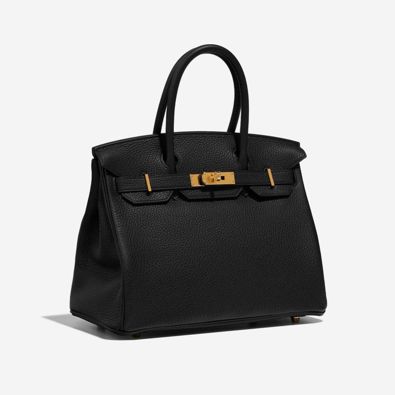 Hermès Birkin 30 Black Side Front  | Sell your designer bag on Saclab.com