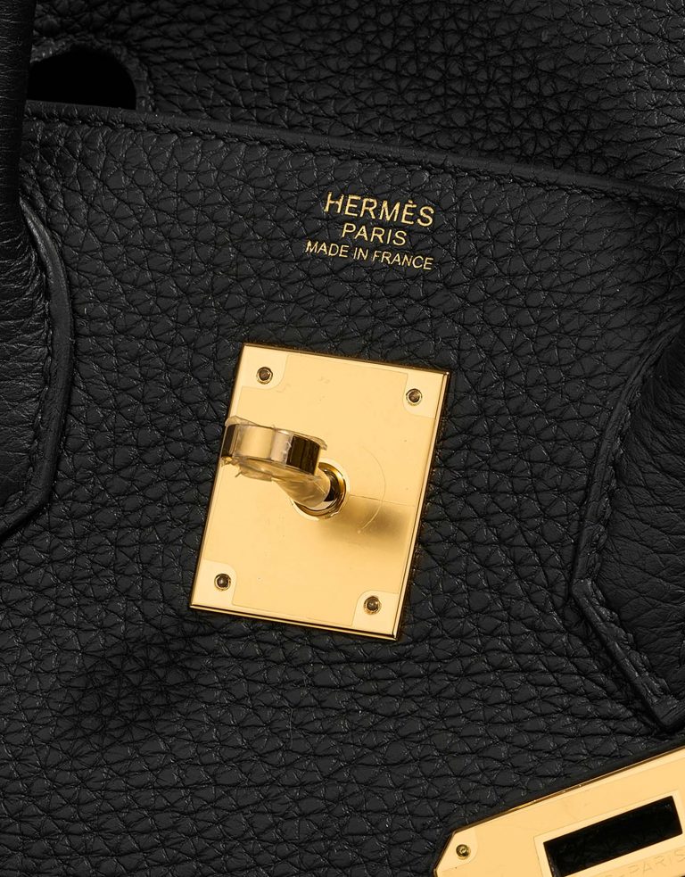 Hermès Birkin 30 Black Logo  | Sell your designer bag on Saclab.com