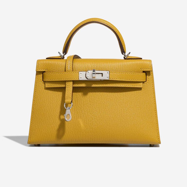 Hermès Kelly Mini JauneAmbre-Gold 2F S | Sell your designer bag on Saclab.com