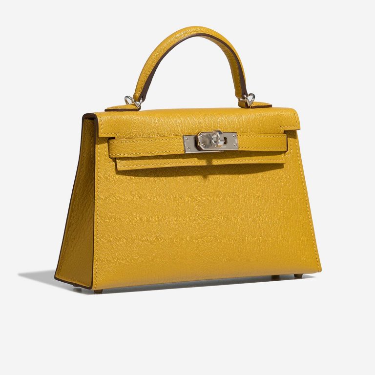 Hermès Kelly Mini JauneAmbre-Gold 6SF S | Sell your designer bag on Saclab.com