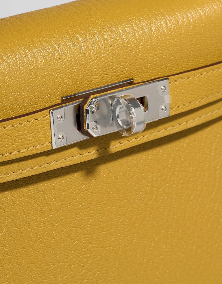 Hermès Kelly Mini JauneAmbre-Gold Closing System  | Sell your designer bag on Saclab.com