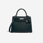 Hermès Kelly 25 VertCypress 0F | Sell your designer bag on Saclab.com