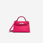 Hermès Kelly Mini RosePop-Framboise Front  | Sell your designer bag on Saclab.com