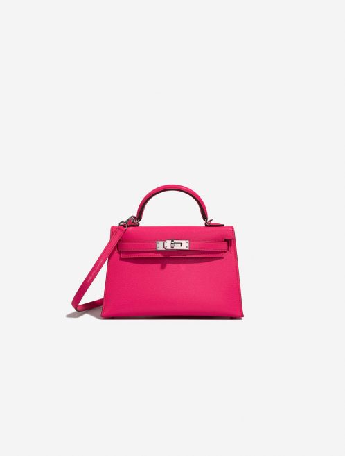 Hermès Kelly Mini RosePop-Framboise Front  | Sell your designer bag on Saclab.com