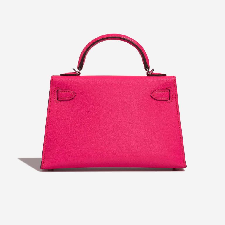 Hermès Kelly Mini RosePop-Framboise Back  | Sell your designer bag on Saclab.com