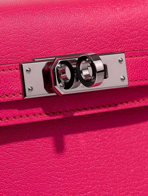 Hermès Kelly Mini RosePop-Framboise Closing System  | Sell your designer bag on Saclab.com