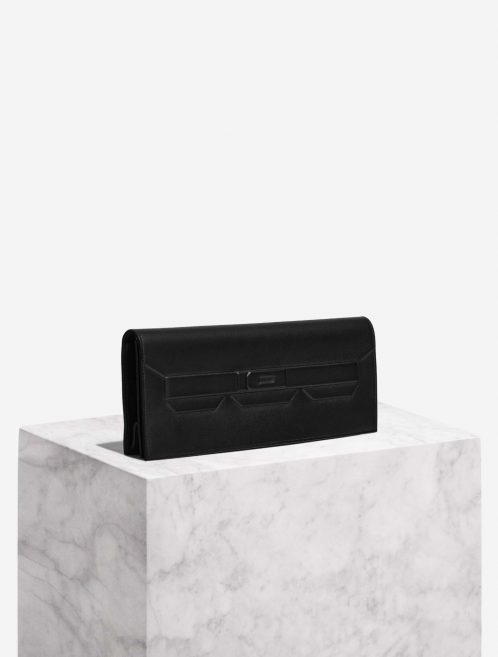 Hermès Birkin LongWallet Black Front | Vendez votre sac de créateur sur Saclab.com