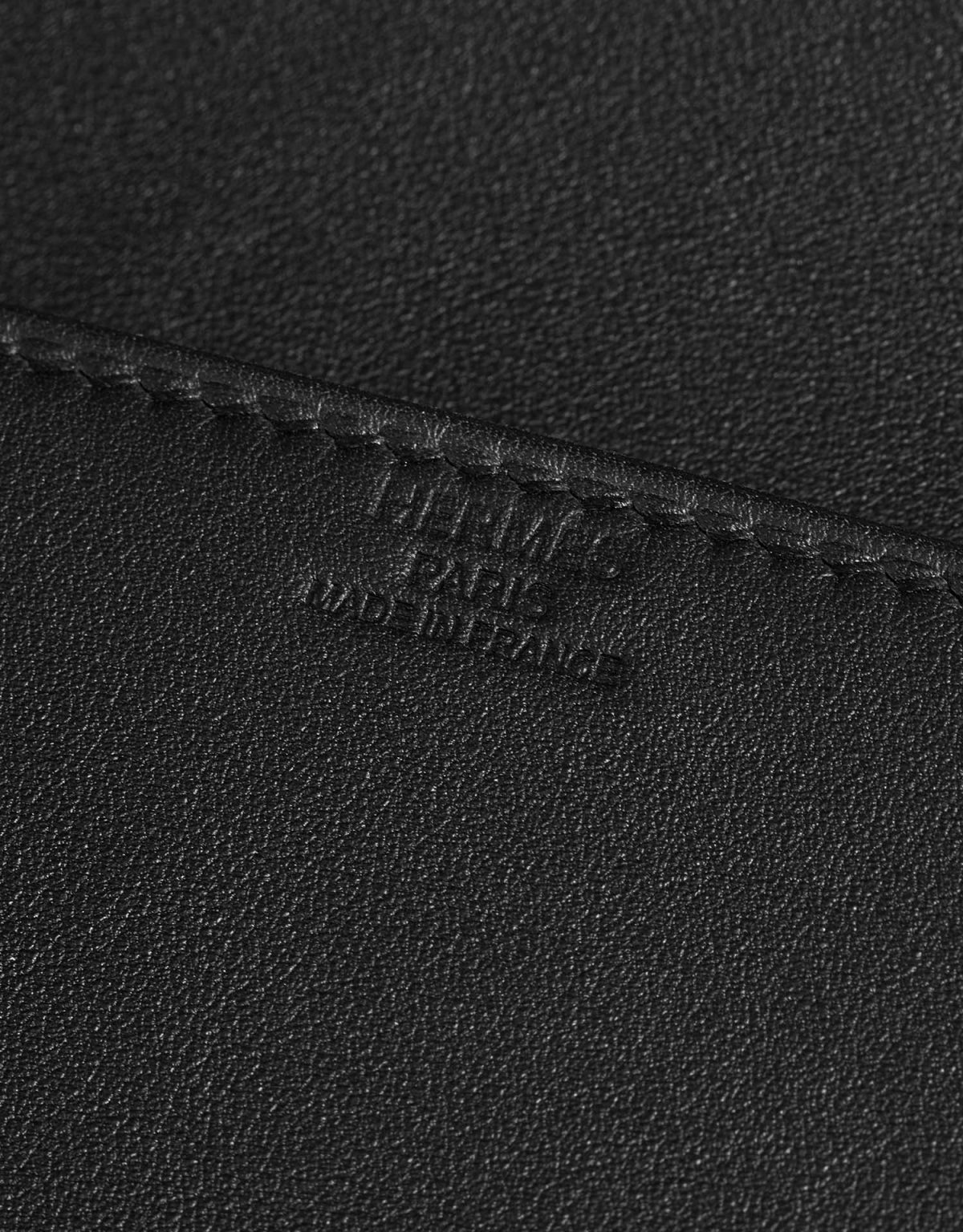 Hermès Birkin Cut Clutch Shadow Swift Black | SACLÀB