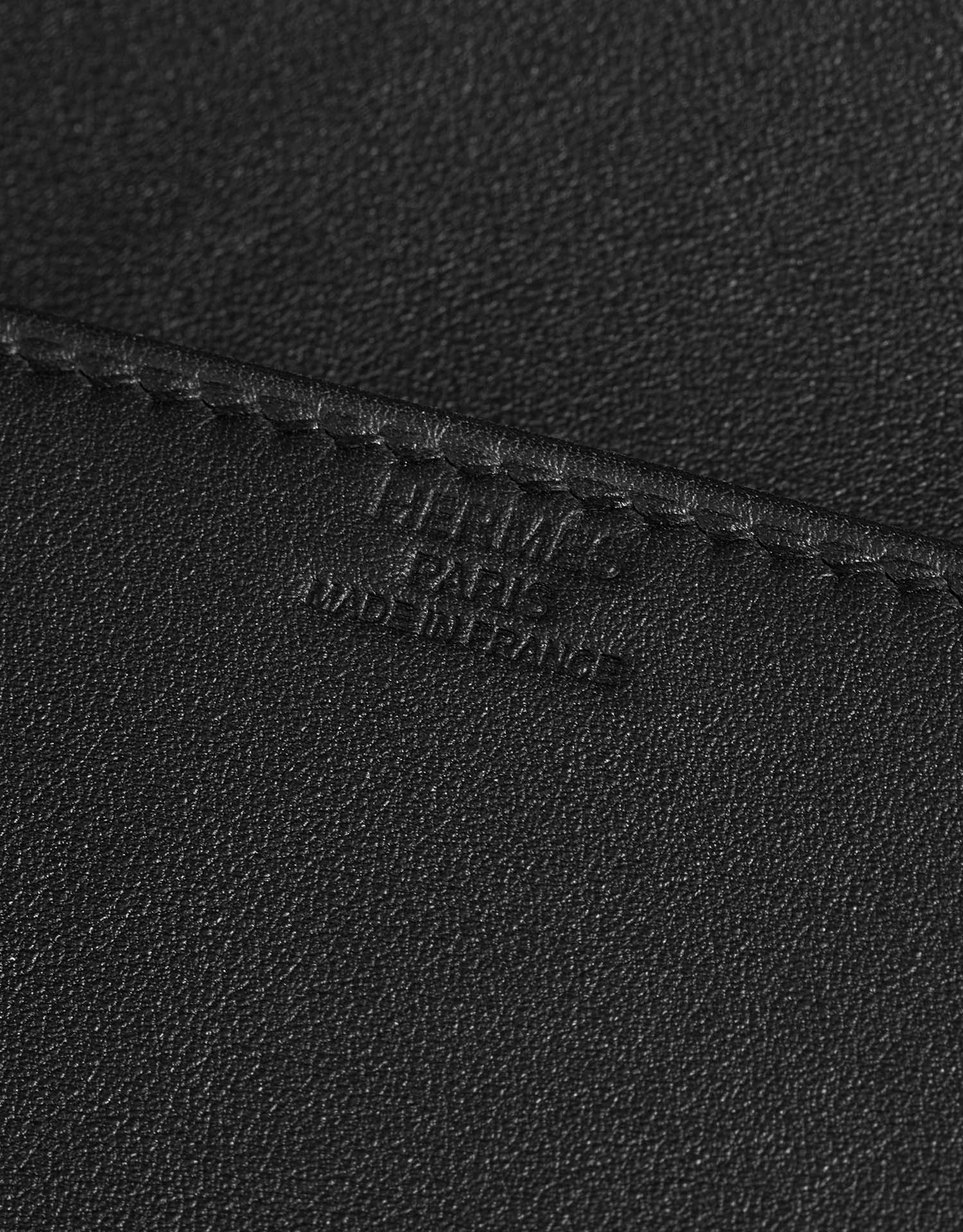HERMÈS Limited Edition Pochette Birkin Shadow clutch in Black