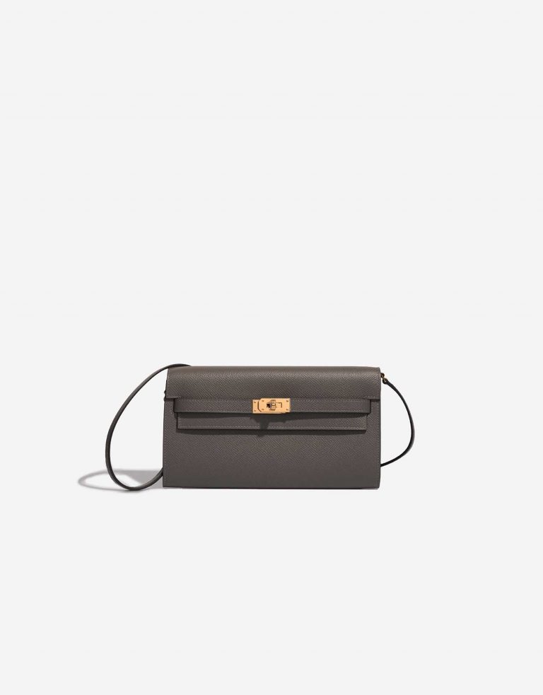 Hermès Kelly ToGo Etain Front  | Sell your designer bag on Saclab.com