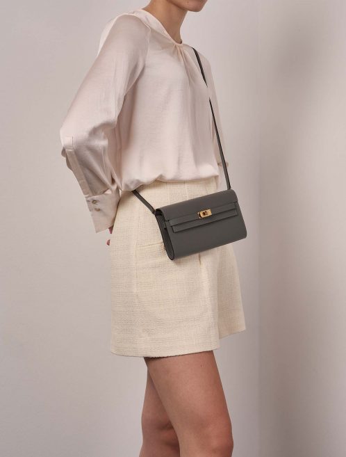 Hermès Kelly ToGo Etain Sizes Worn | Sell your designer bag on Saclab.com