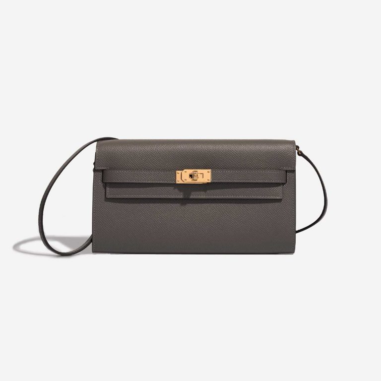 Hermès Kelly ToGo Etain Front  | Sell your designer bag on Saclab.com