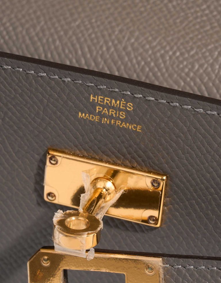 Hermès Kelly ToGo Etain Logo  | Sell your designer bag on Saclab.com