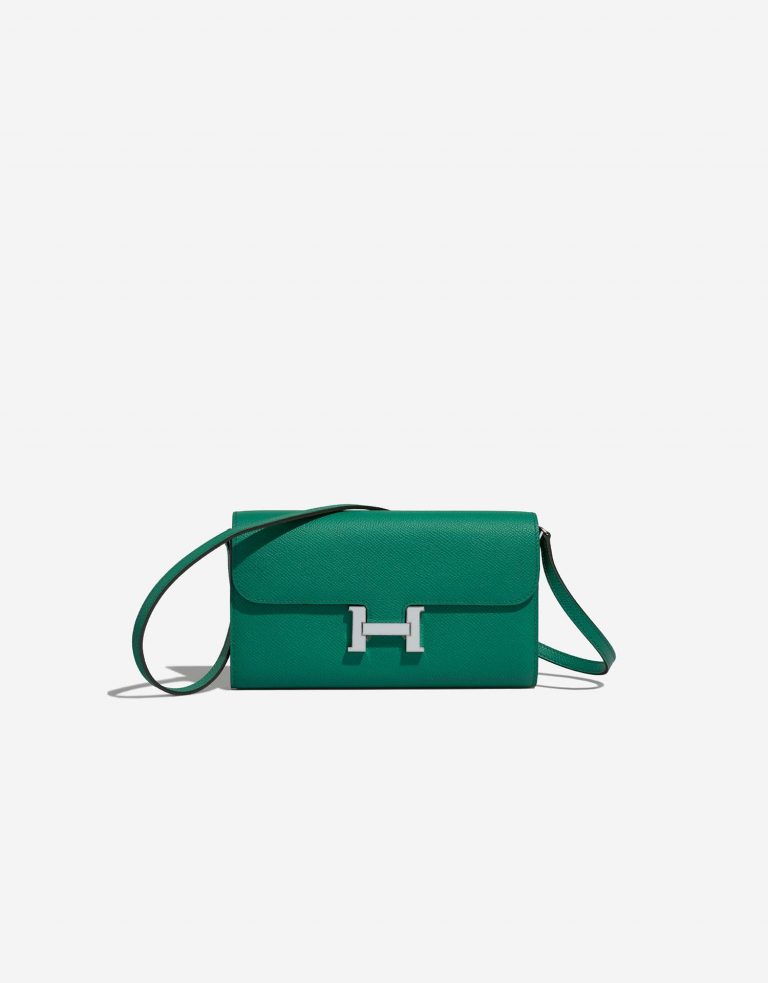 Hermès Constance ToGo VertJade-BleuBrume Front | Vendez votre sac de créateur sur Saclab.com