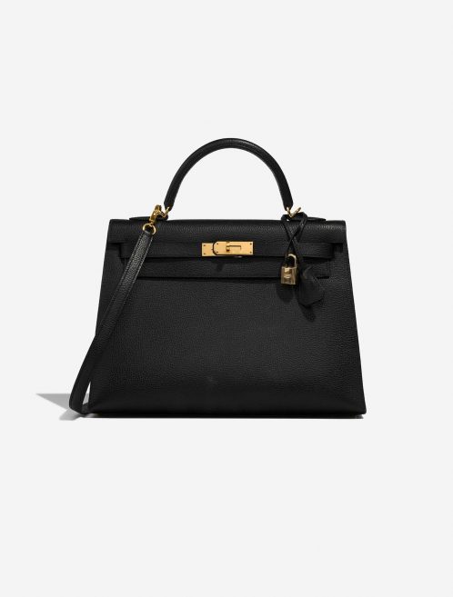 Hermès Kelly 32 Black Front | Vendez votre sac de créateur sur Saclab.com