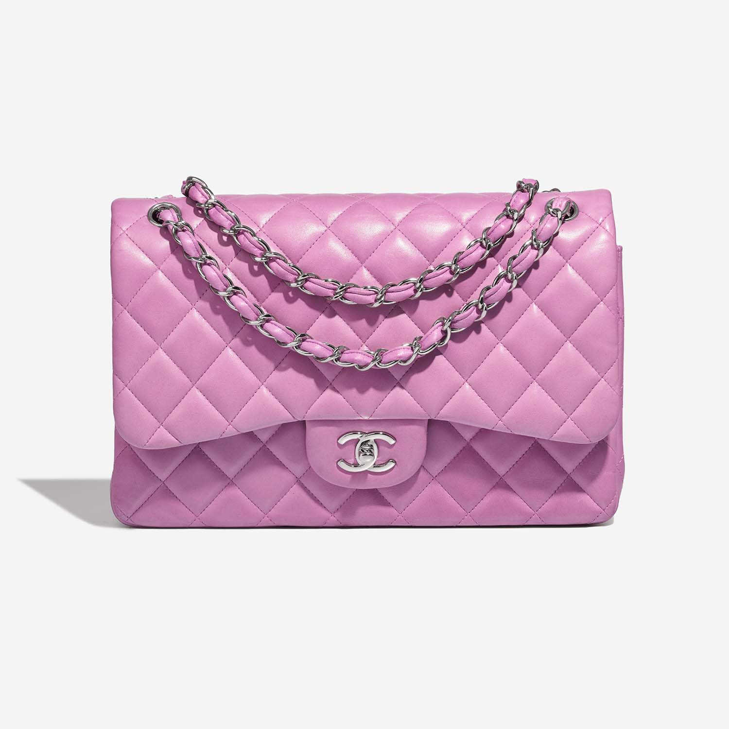 Chanel Timeless Jumbo Violet 2F S | Sell your designer bag on Saclab.com