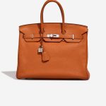 Hermès Birkin 35 Orange Front  | Sell your designer bag on Saclab.com