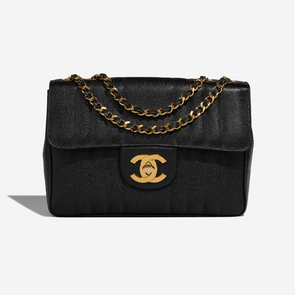 Chanel Timeless Jumbo Caviar Black SACLÀB
