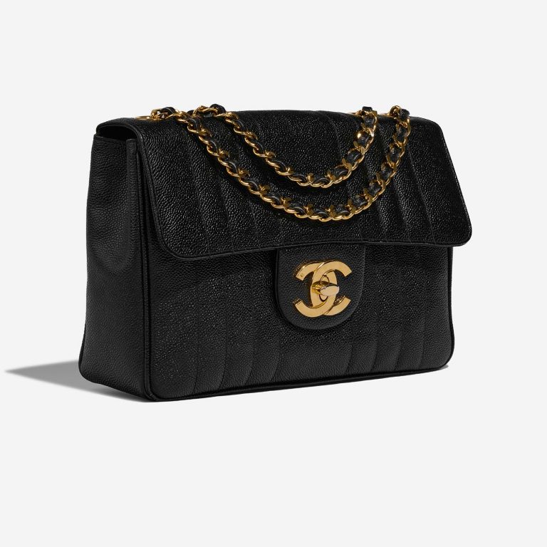 Chanel Timeless Jumbo Black Side Front | Vendez votre sac de créateur sur Saclab.com