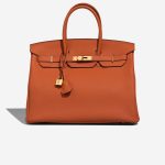 Hermès Birkin 35 TerreBattue Front  | Sell your designer bag on Saclab.com