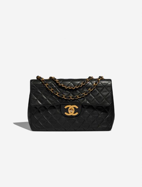 Chanel Timeless Maxi Black Front  | Sell your designer bag on Saclab.com