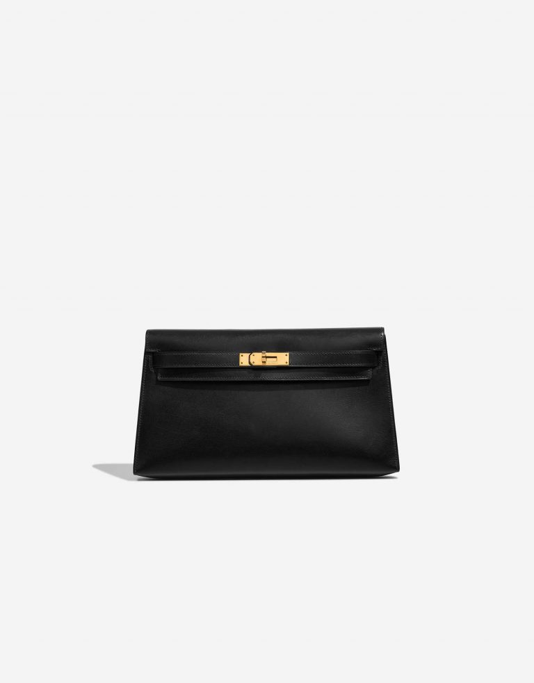 Hermès KellyElanPochette Black Front  | Sell your designer bag on Saclab.com