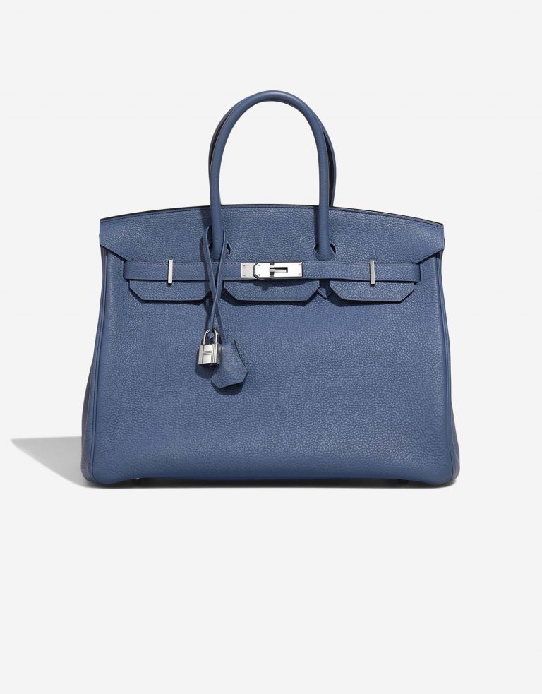 Hermès Birkin 35 BleuBrighton Front | Vendez votre sac de créateur sur Saclab.com