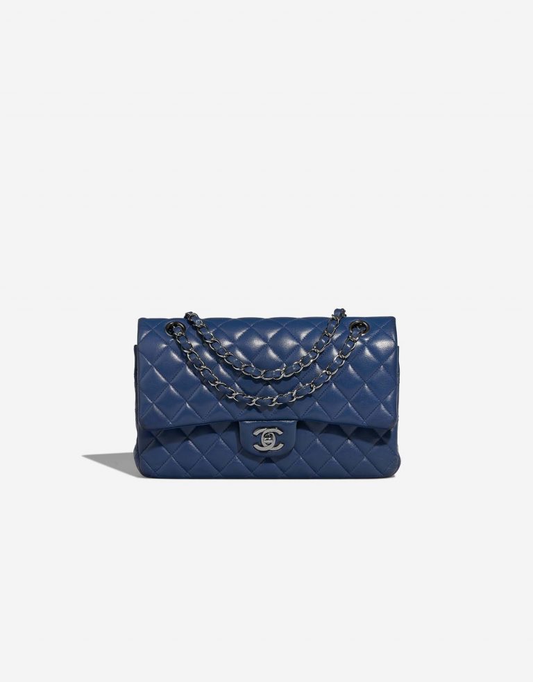 Chanel Timeless Medium Blue Front | Vendez votre sac de créateur sur Saclab.com