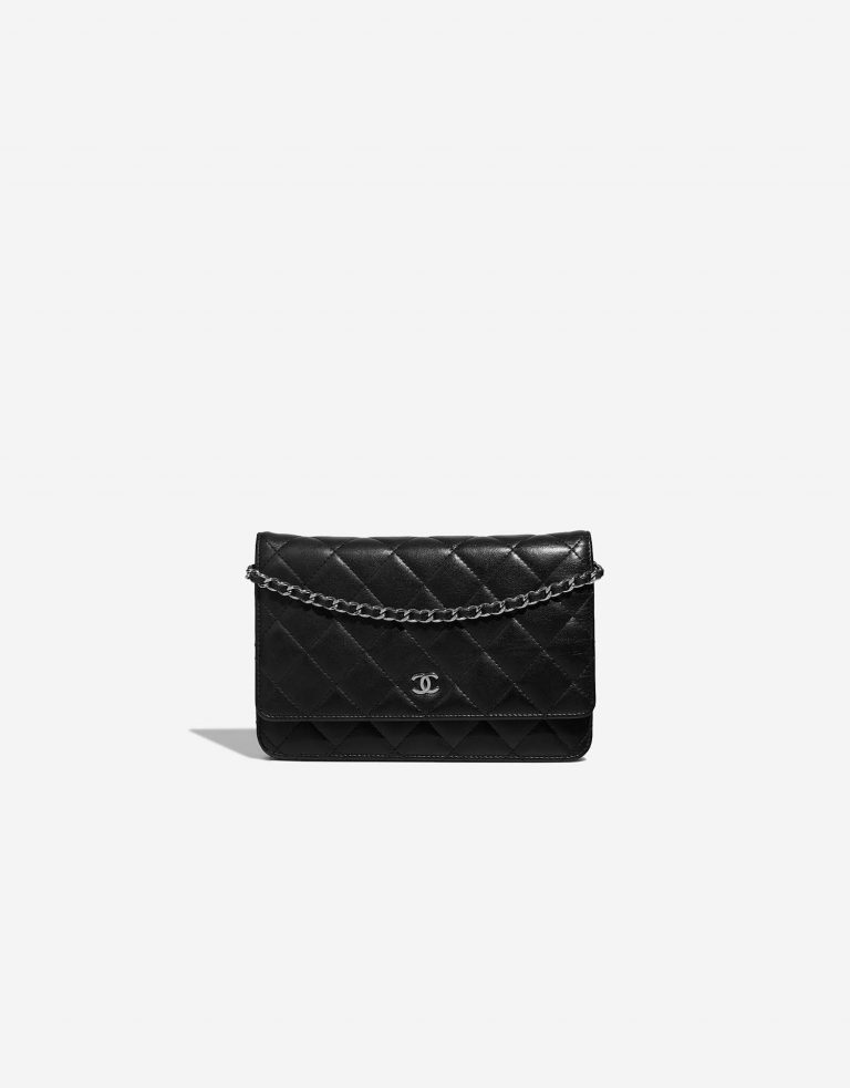 Chanel Timeless WalletOnChain Black Front  | Sell your designer bag on Saclab.com