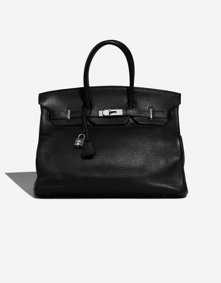 Hermès Birkin 35 Black Front  | Sell your designer bag on Saclab.com