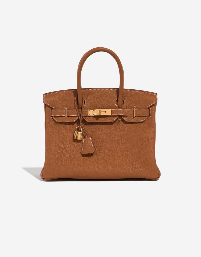 Hermès Birkin 30 Gold Front  | Sell your designer bag on Saclab.com