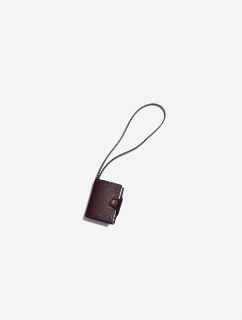 Hermès UlysseNanoCharm RougeSellier-BleuSaphir Front  | Sell your designer bag on Saclab.com