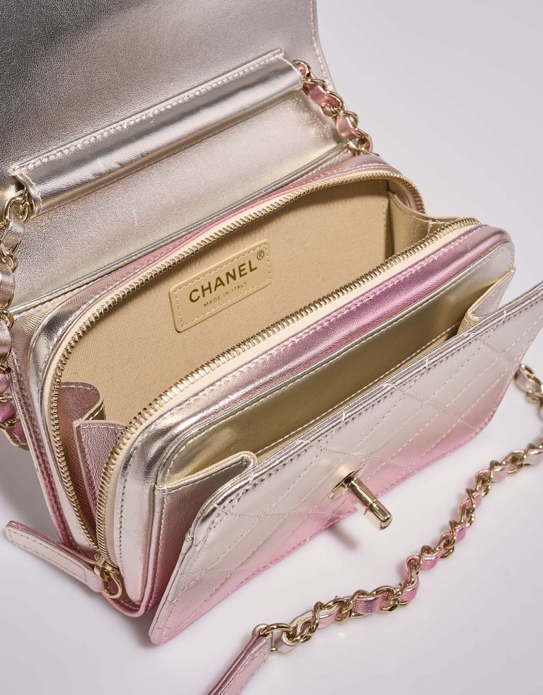 Chanel Timeless SmallFlapBag iridescent Inside  | Sell your designer bag on Saclab.com