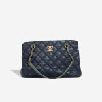 Chanel Shopping Tote Navy Front  | Sell your designer bag on Saclab.com