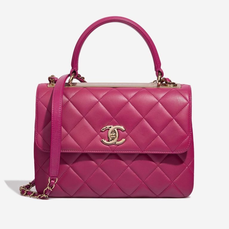 Chanel TrendyCC Medium Berry Pink Front  | Sell your designer bag on Saclab.com