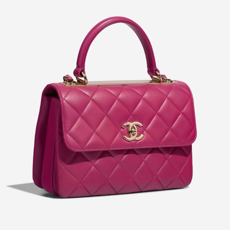 Chanel TrendyCC Medium Berry Pink Side Front  | Sell your designer bag on Saclab.com