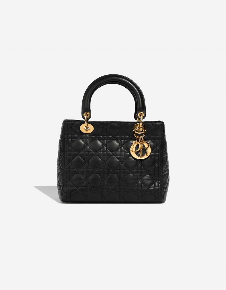 Dior Lady Medium Lamb Black SACLAB